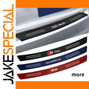 Carbon Fiber Rear Bumper Sticker for Vehicles