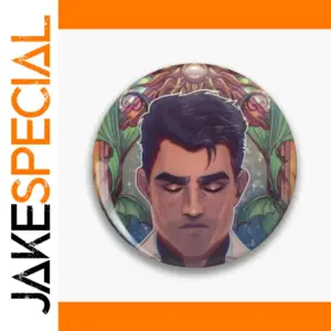 Cartoon Young Man Lapel Pin 32-75mm