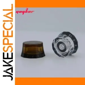 PRS Electric Guitar Control Knob in Amber or Clear