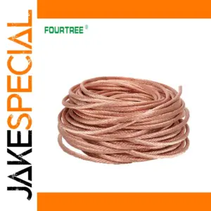 10m Bare Tinned Copper Wire 2.5mm, 4mm, 6mm