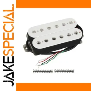White Alnico 5 Humbucker Guitar Pickup