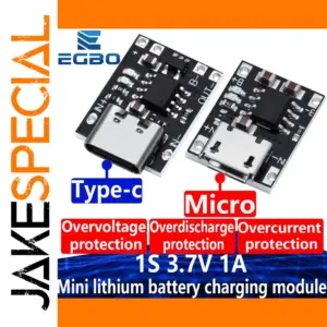 Mini Lithium Battery Charger Module for 18650 Batteries