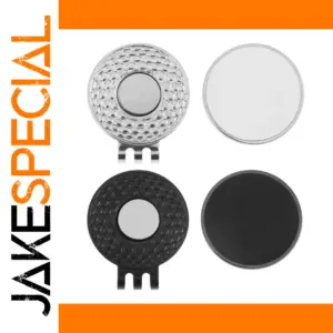 Golf Hat Clip with Secure Magnetic Ball Marker