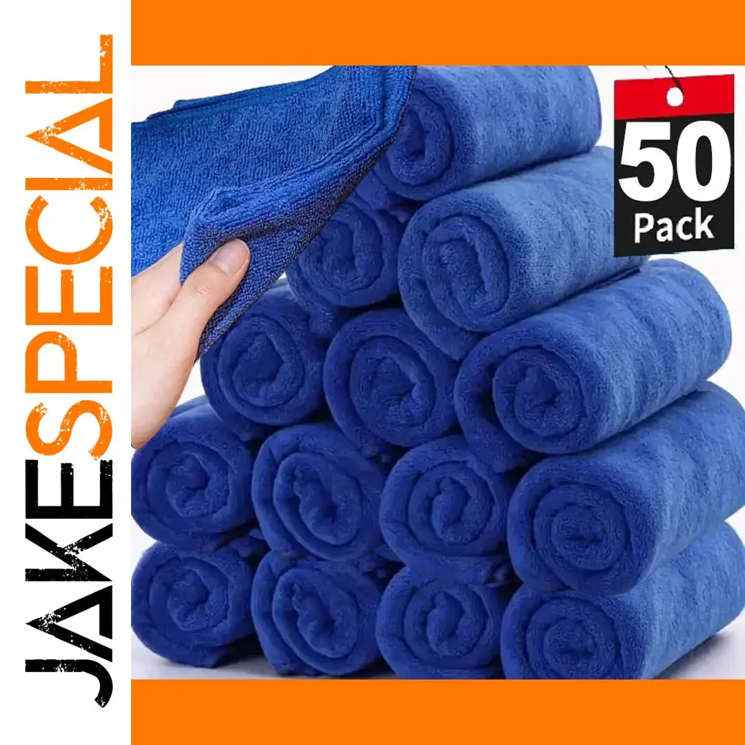 Vibrant Blue Microfiber Cleaning Cloths Set 1 Vibrant Blue Microfiber Cleaning Cloths Set