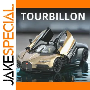 Gold and Black 1:24 Scale Supercar Model