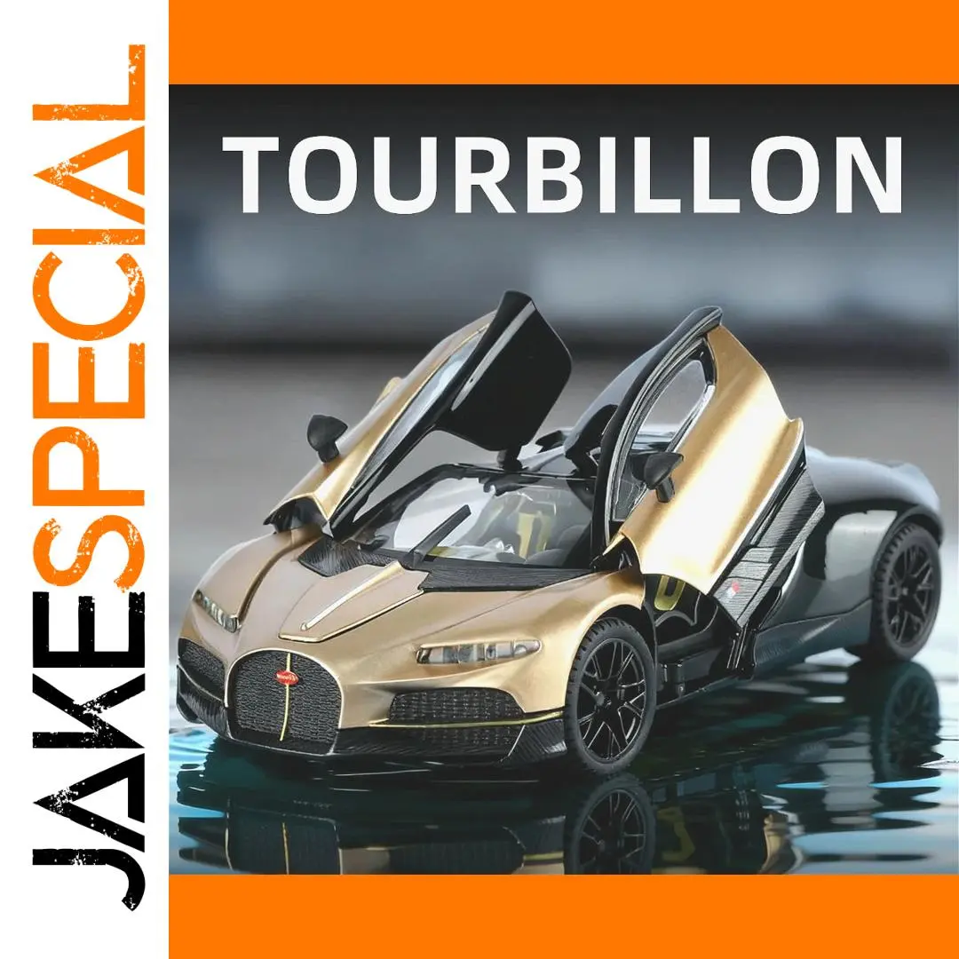 Gold and Black 1:24 Scale Supercar Model 1 Gold and Black 1:24 Scale Supercar Model