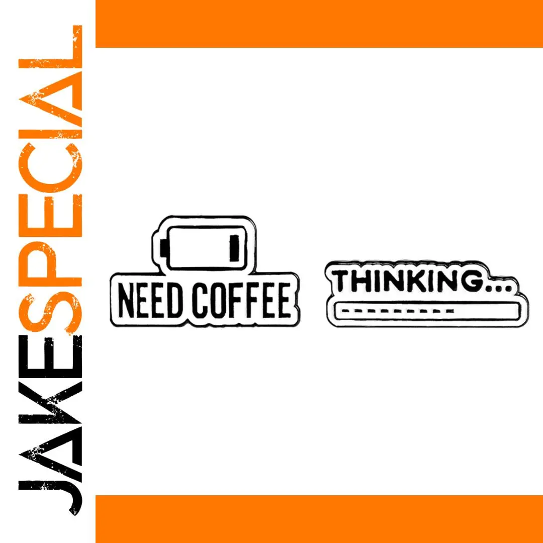 Digital Minimalist Brooch Set with Quotes 1 Digital Minimalist Brooch Set with Quotes