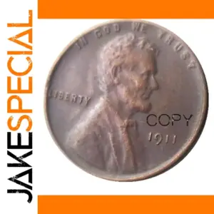 Vintage Copper Coin 1911D Replica