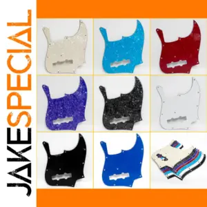 Pearl White Pickguard for Jazz J Bass