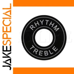 33mm Black Aluminum Guitar Toggle Switch Ring