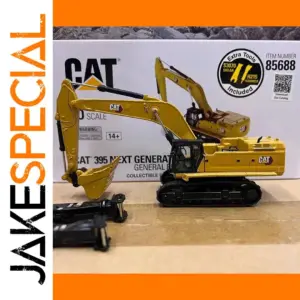 1:87 Scale Diecast Caterpillar Excavator Model