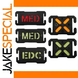 Reflective Patch Buckle for Tactical Gear