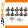 Chrome Electric Guitar Potentiometers Set of 10
