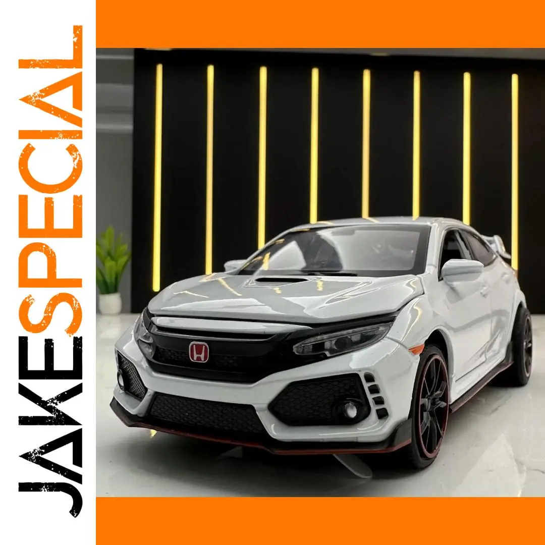 1/32 Honda Civic Type R Diecast Model in Black, White, Blue 1 1/32 Honda Civic Type R Diecast Model in Black, White, Blue