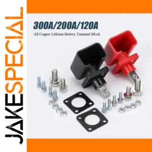 High-Current Battery Terminal Block (120A-300A)