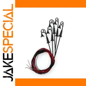 Vintage Miniature Garden Lamps Set for Models