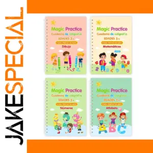 Vibrant Spanish Calligraphy Practice Set for Kids