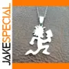 Unisex Stainless Steel Hatchet Man Necklace