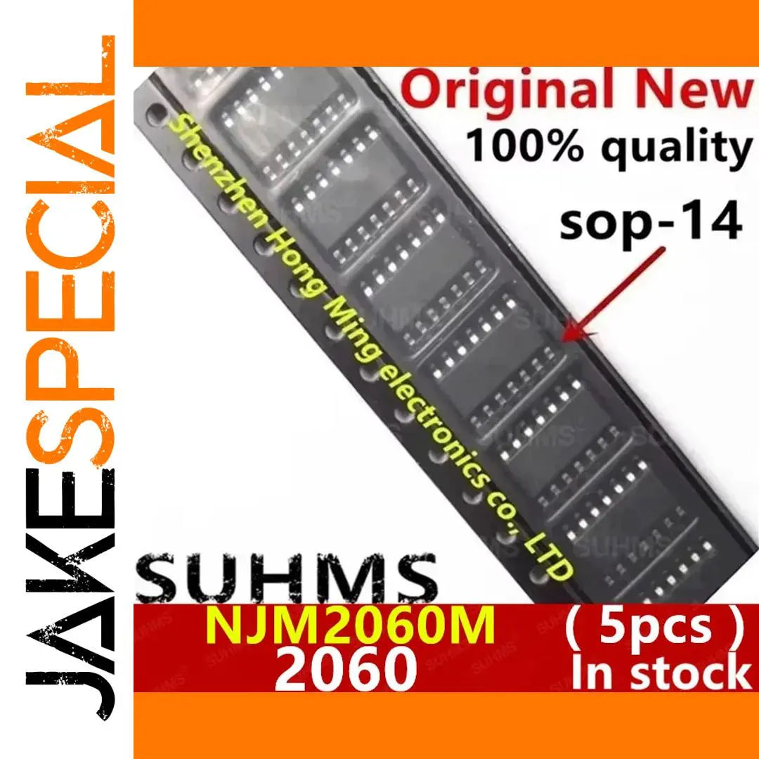 NJM2060M Voltage Regulator Set - 5pcs SOP-14 1 NJM2060M Voltage Regulator Set - 5pcs SOP-14