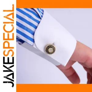Full Diamond Elegant Cufflinks for Men