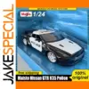 2009 Nissan GTR R35 Police Model 1:24 Diecast Car