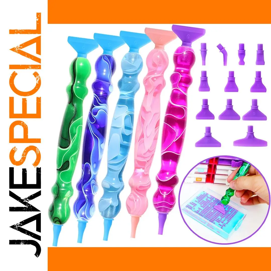 Vibrant 13-Piece Diamond Art Pen Set 1 Vibrant 13-Piece Diamond Art Pen Set