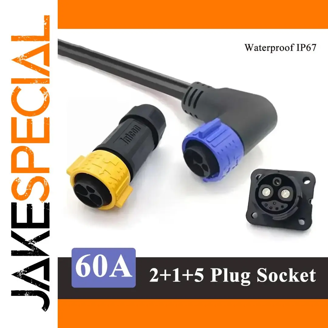 High-Current Waterproof Electric Bike Connector 1 High-Current Waterproof Electric Bike Connector