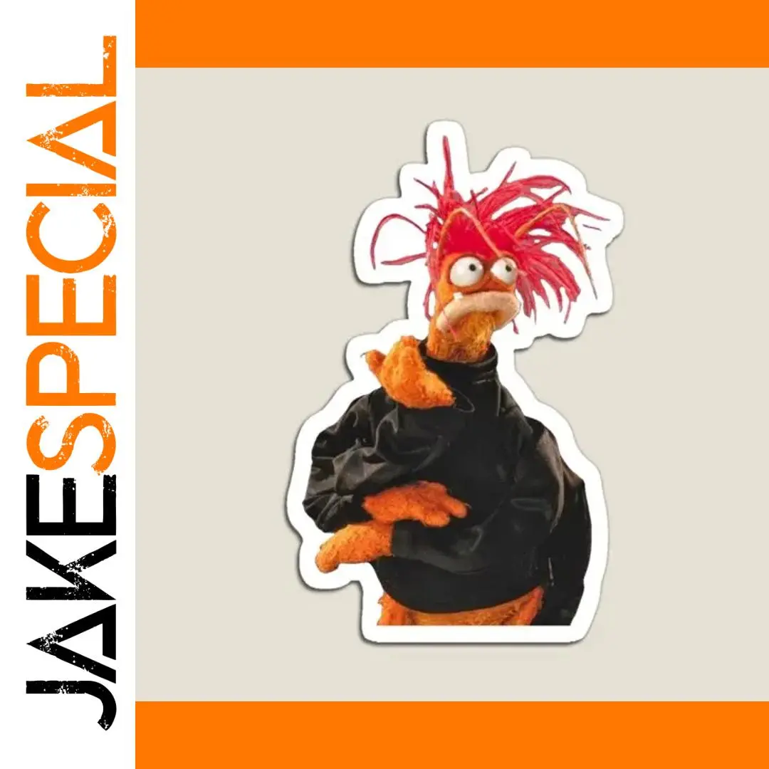 Vibrant Pepe the King Prawn Magnet 3 Sizes 1 Vibrant Pepe the King Prawn Magnet 3 Sizes