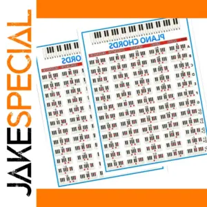 88-Key Piano Chord Practice Sticker Set