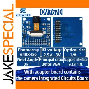 OV7670 Camera Module with Adapter Set
