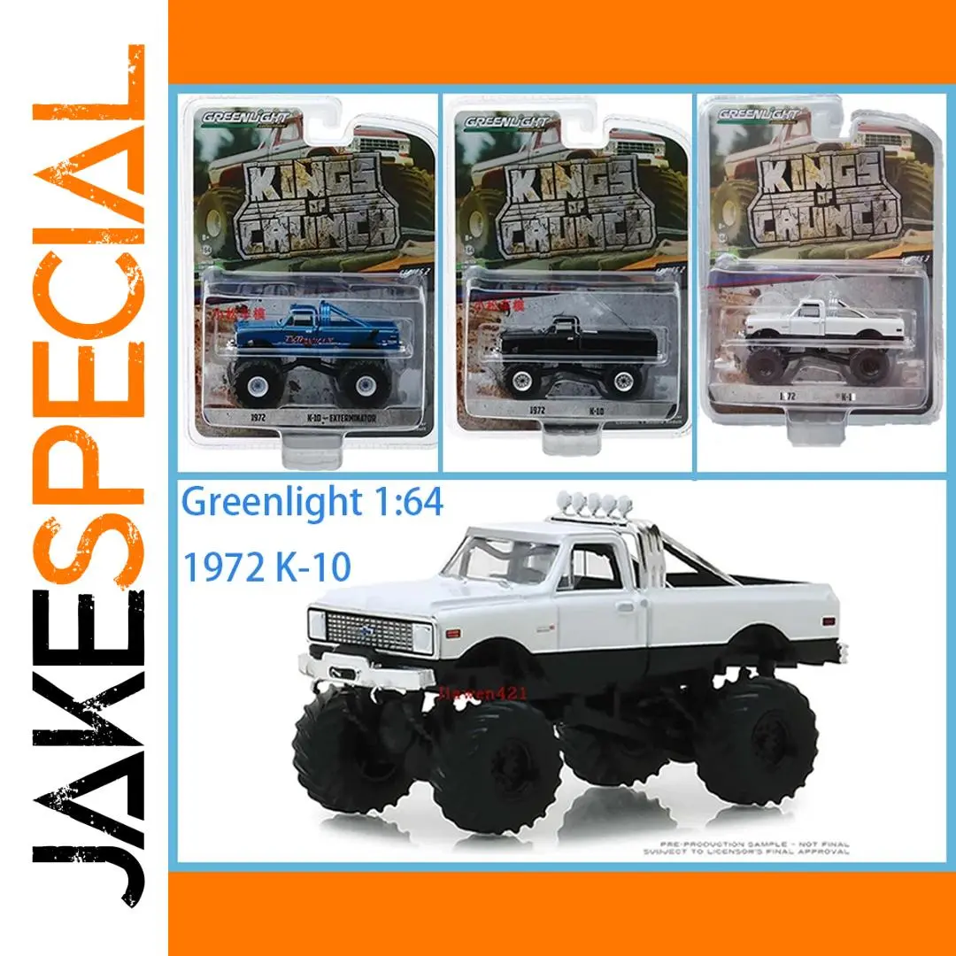 1972 K-10 Diecast Truck Model in 1/64 Scale 1 1972 K-10 Diecast Truck Model in 1/64 Scale