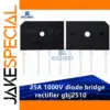 GBJ2510 High-Voltage Bridge Rectifier 25A 1000V