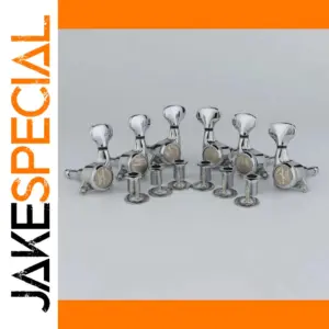 Premium Guitar Tuning Pegs with Chrome Finish