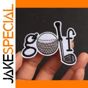 Golf Sports Alphabet Patch Set - 5 Unique Patches