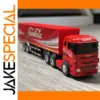 Red Coca-Cola Container Truck Model 1:64 Scale