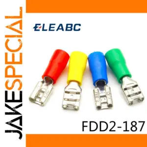 Vibrant 16-14 AWG Female Insulated Crimp Terminals