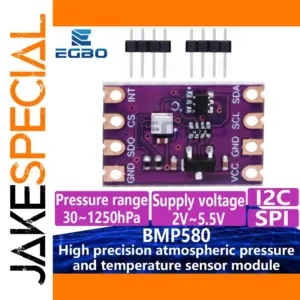 High-Precision BMP580 Atmospheric Sensor Module