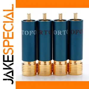 Premium Gold RCA Connectors for HiFi Sound