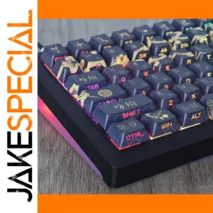YMDK 120 Anime Dawn Shine-Through Keycap Set