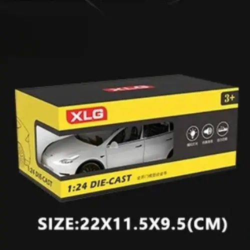 White 1:24 Diecast Roadster Sport Model 6 White 1:24 Diecast Roadster Sport Model - Image 6