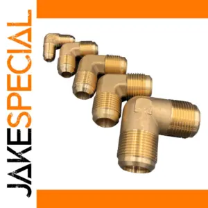 Brass Elbow Fitting for Pipe Connections
