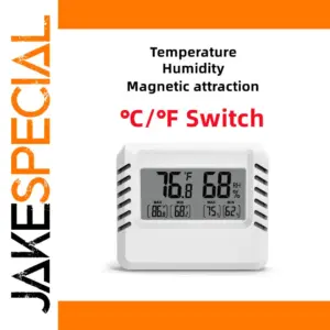 Digital Thermometer Hygrometer with 1.9-Inch LCD