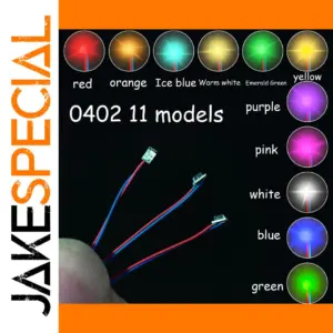 Vibrant 0402 Miniature LED Set for Models