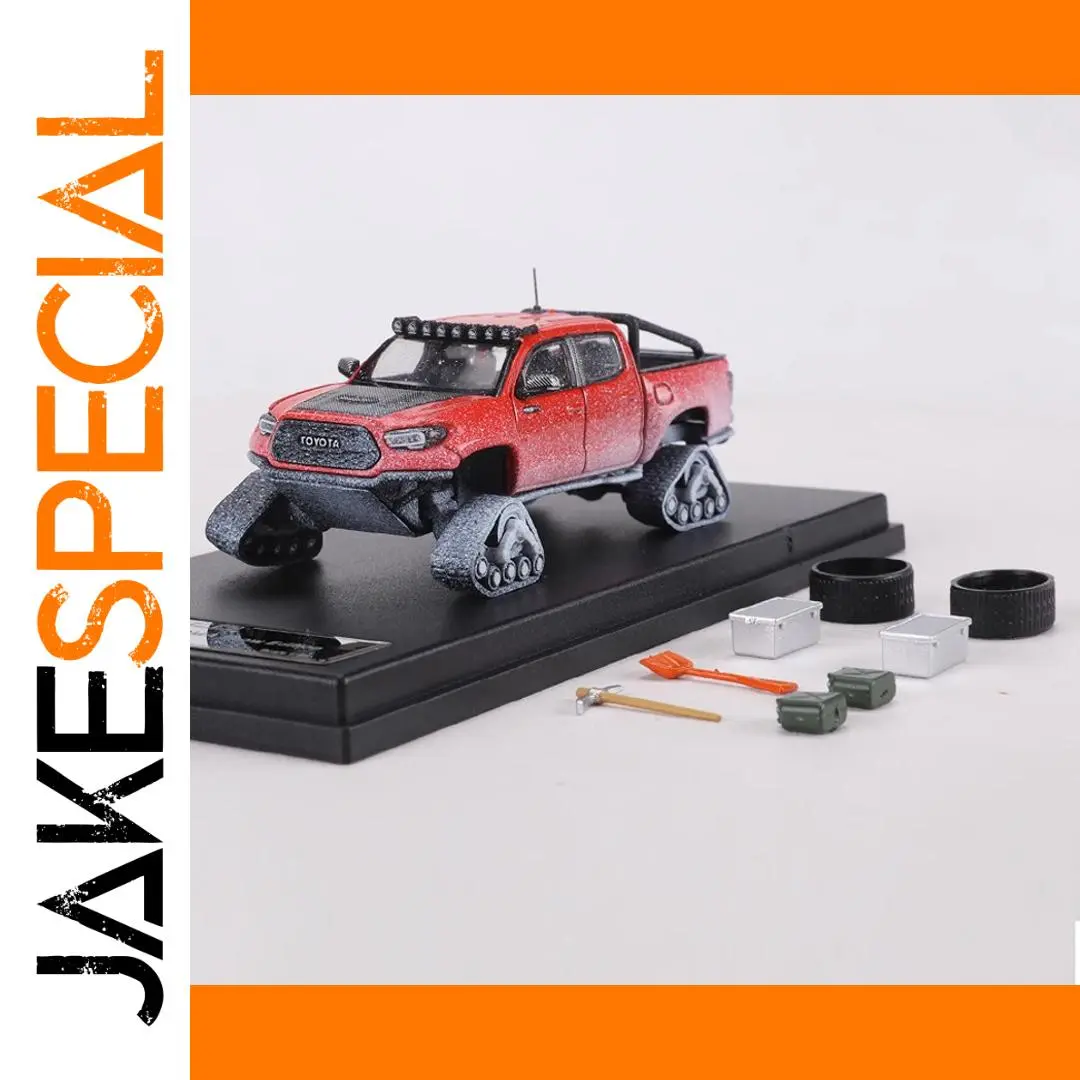 GCD 1:64 Toyota Tacoma Snow Alloy Model 1 GCD 1:64 Toyota Tacoma Snow Alloy Model