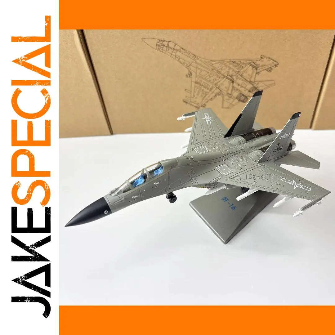 Authentic 1:100 J-16 Diecast Model Aircraft 1 Authentic 1:100 J-16 Diecast Model Aircraft