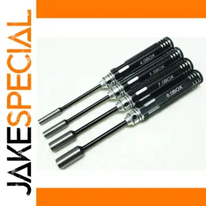 Precision RC Socket Wrench Set with 4 Sizes