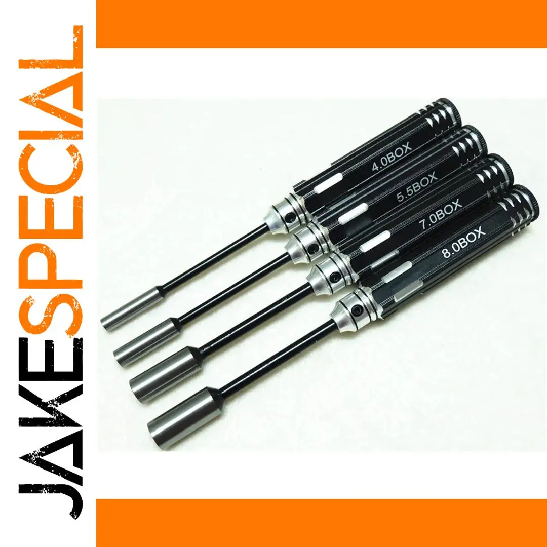 Precision RC Socket Wrench Set with 4 Sizes 1 Precision RC Socket Wrench Set with 4 Sizes