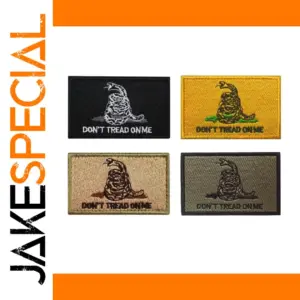 DONT TREAD ON ME Snake Patch Set of 4