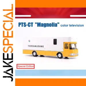 Vintage Soviet TV Broadcast Bus Model 1/43 Scale