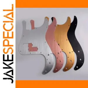 Aluminum Bass Guitar Pickguard 1.5mm Thick